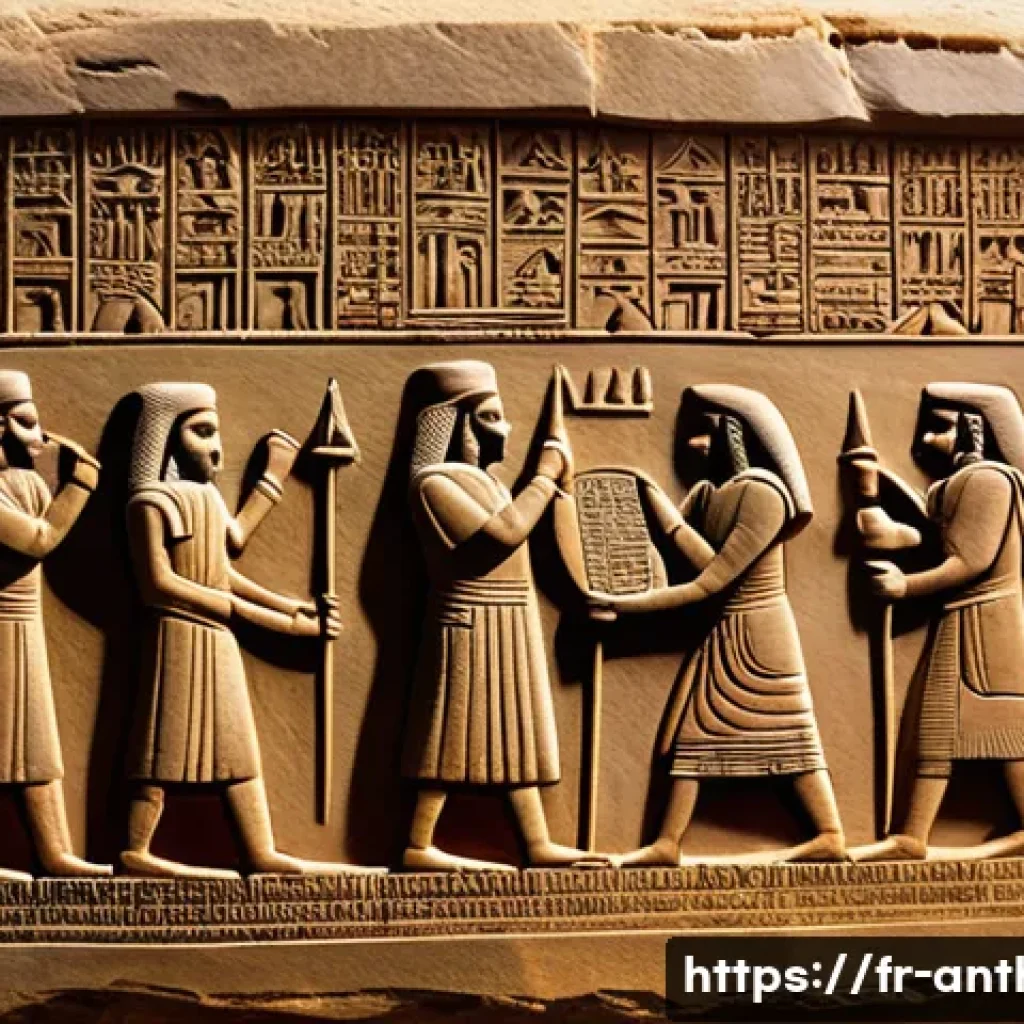 성문화 연구 - A detailed historical scene depicting the ancient Mesopotamian setting where the Code of Hammurabi w...